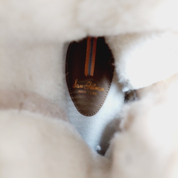 NEW Sam Edelman Kyler 2 Faux Shearling Platform Lace Up Ankle Bootie T76 - Picture 9 of 11